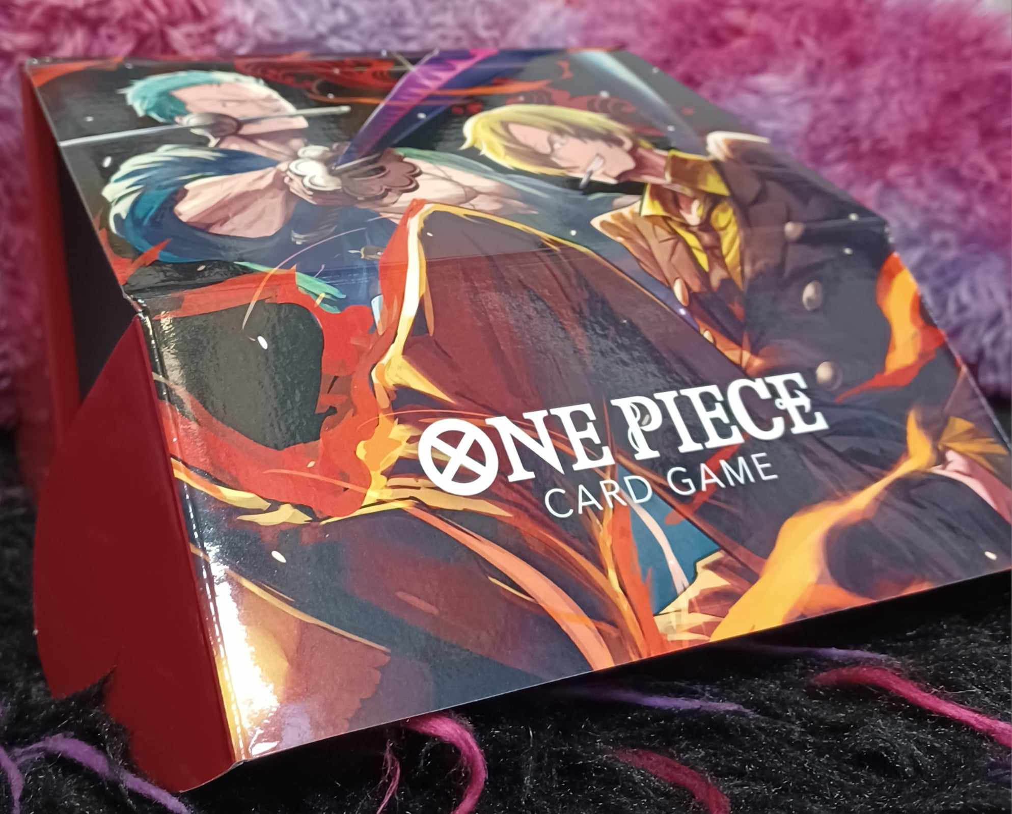 One Piece TCG: Cardboard Card Storage Box - Zoro & Sanji