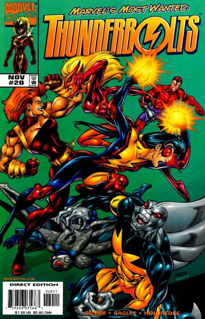Thunderbolts #20 [Direct Edition]-Fine (5.5 – 7)
