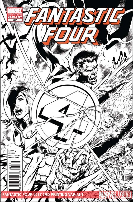 Fantastic Four #587 (3rd Printing Variant) (1998)