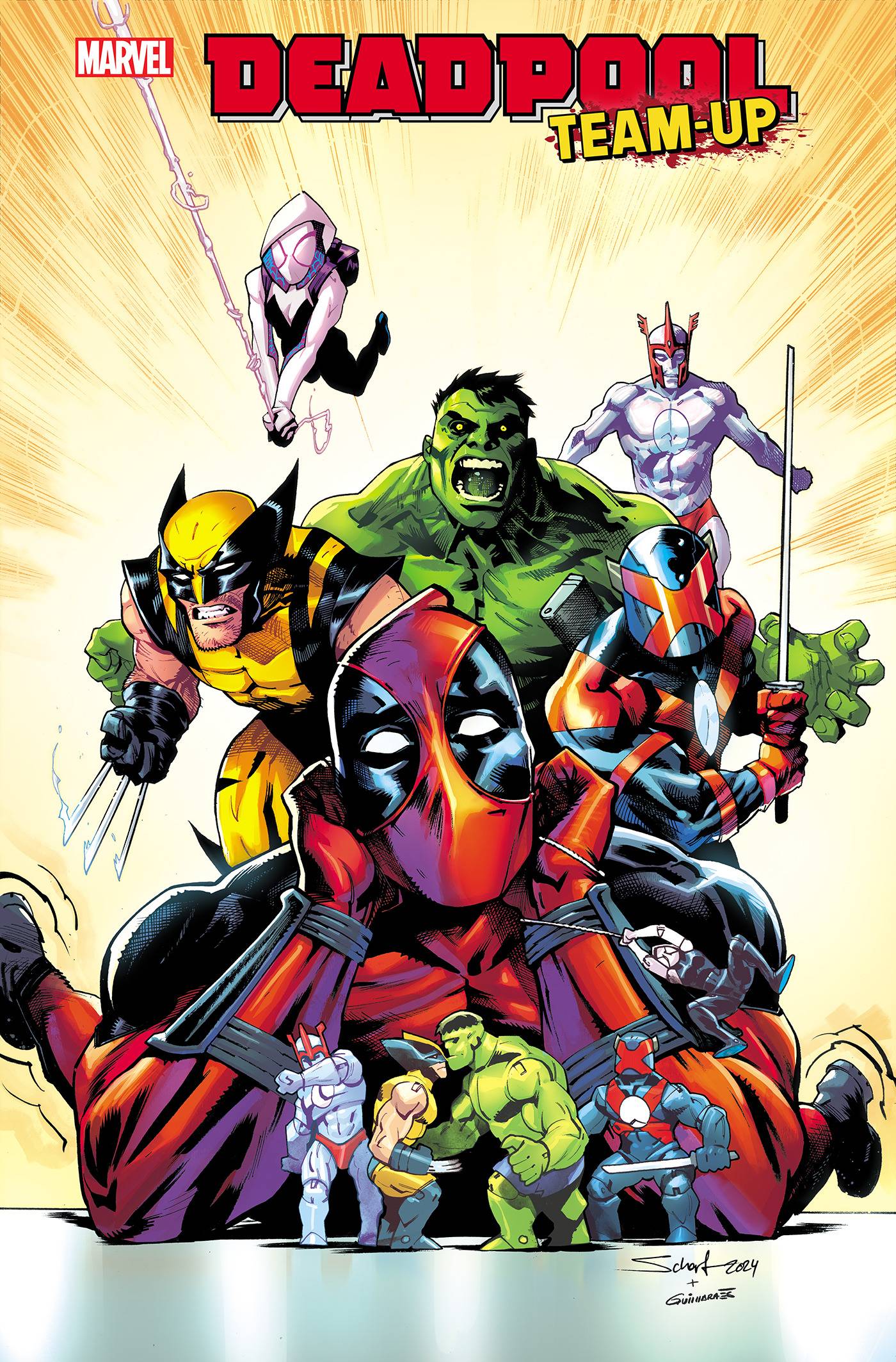 Deadpool Team-Up #1 Jonas Scharf Variant 1 for 25 Incentive