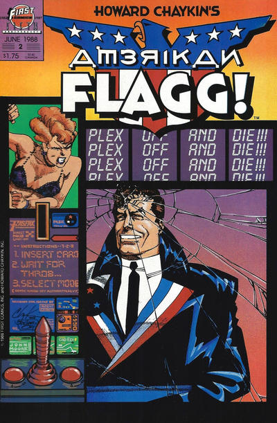 Howard Chaykin's American Flagg #2-Very Fine (7.5 – 9) 