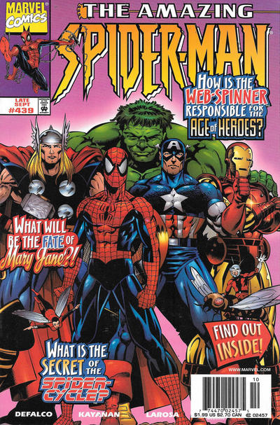 The Amazing Spider-Man #439 [Newsstand]-Very Good (3.5 – 5)