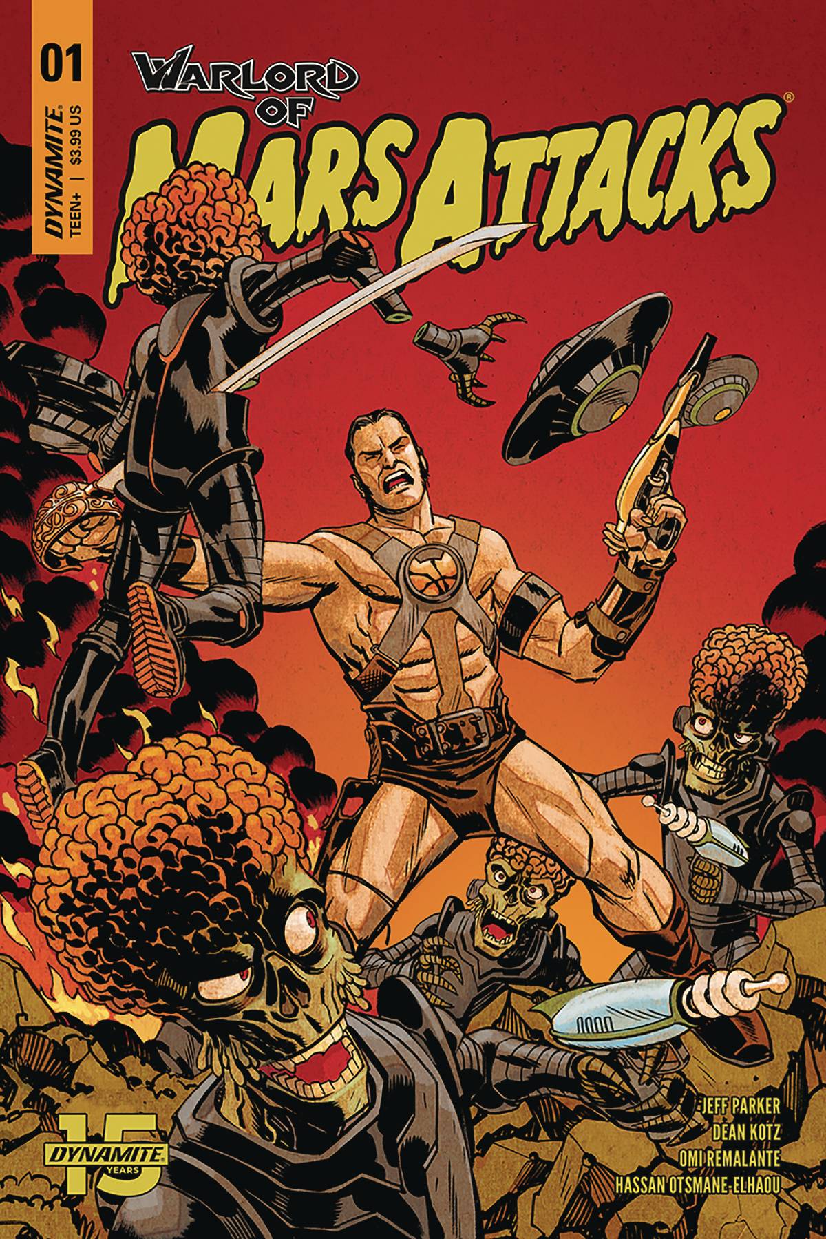 Warlord of Mars Attacks #1 Cover A Johnson