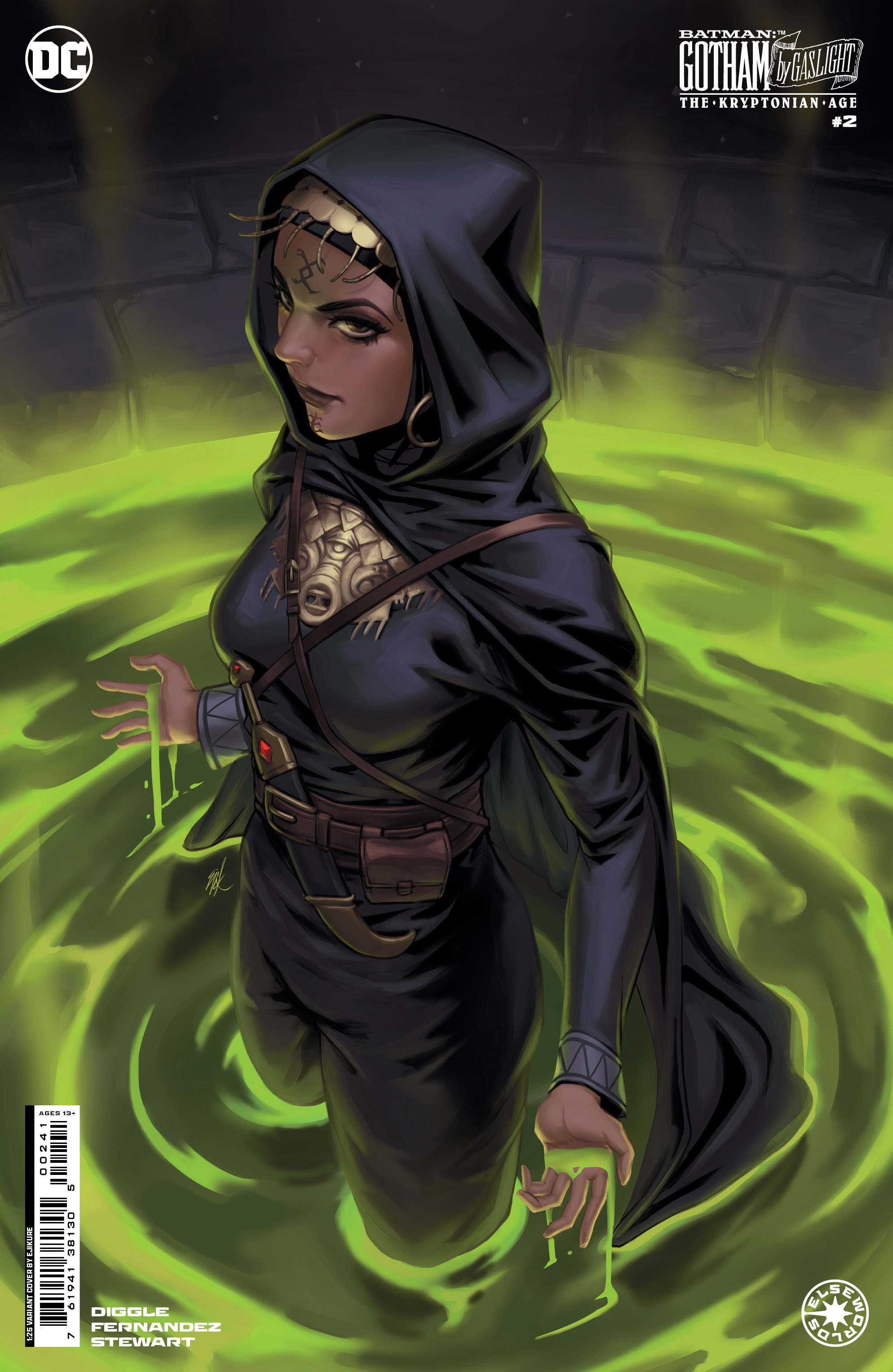 Batman Gotham by Gaslight: The Kryptonian Age #2 (Of 12) Cover D 1 for 25 Incentive Ejikure Card Stock Variant