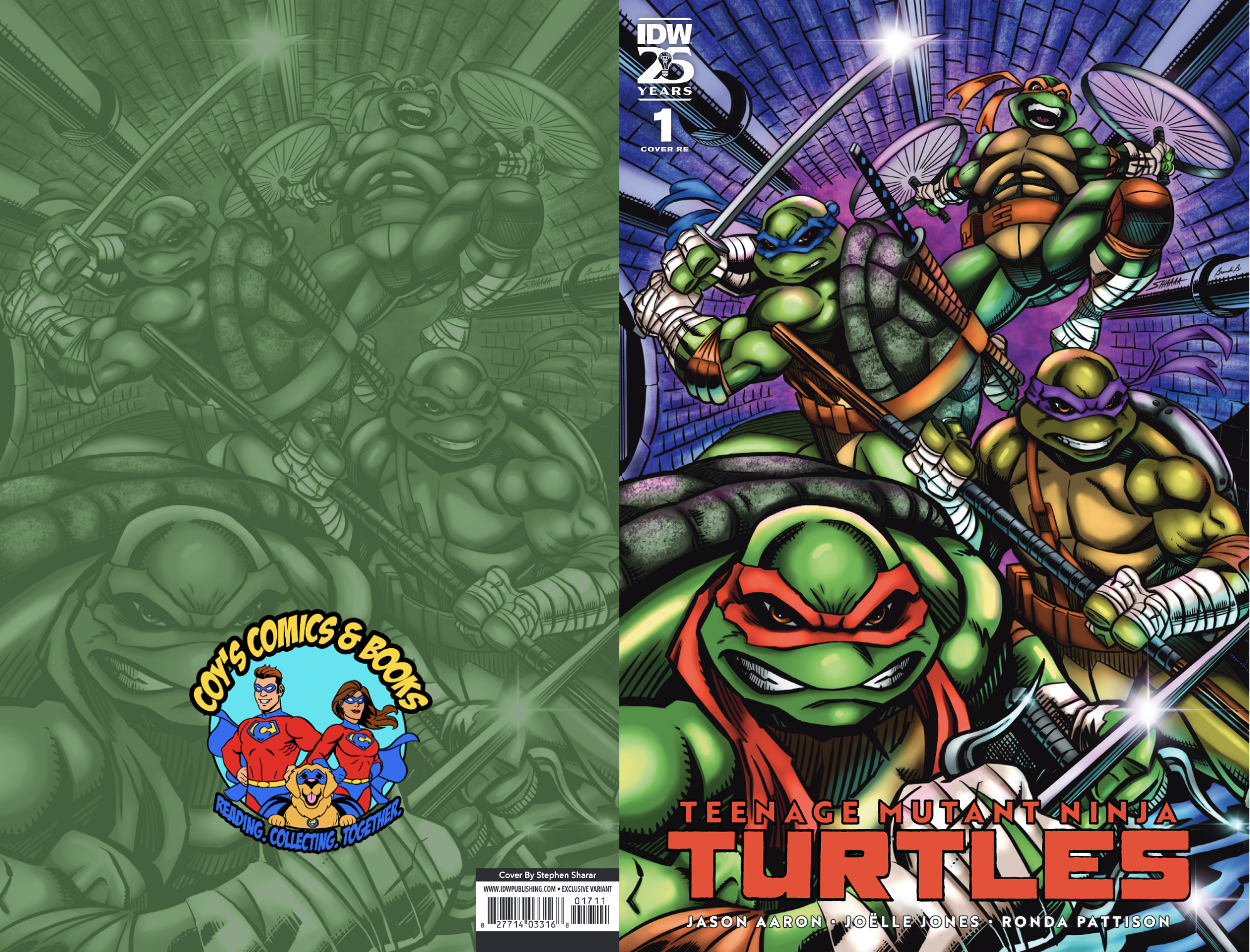 Teenage Mutant Ninja Turtles #1 Coy's Comics Exclusive Cover