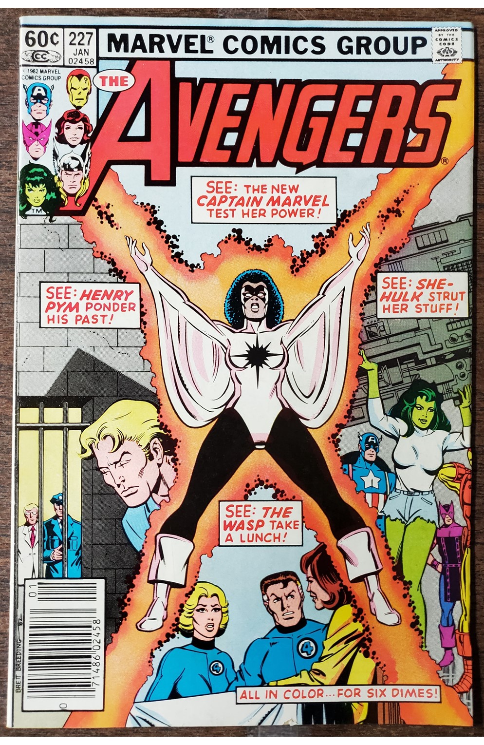 Avengers #227 (Marvel 1983) 2nd App Monica Rambeau (Captain Marvel)