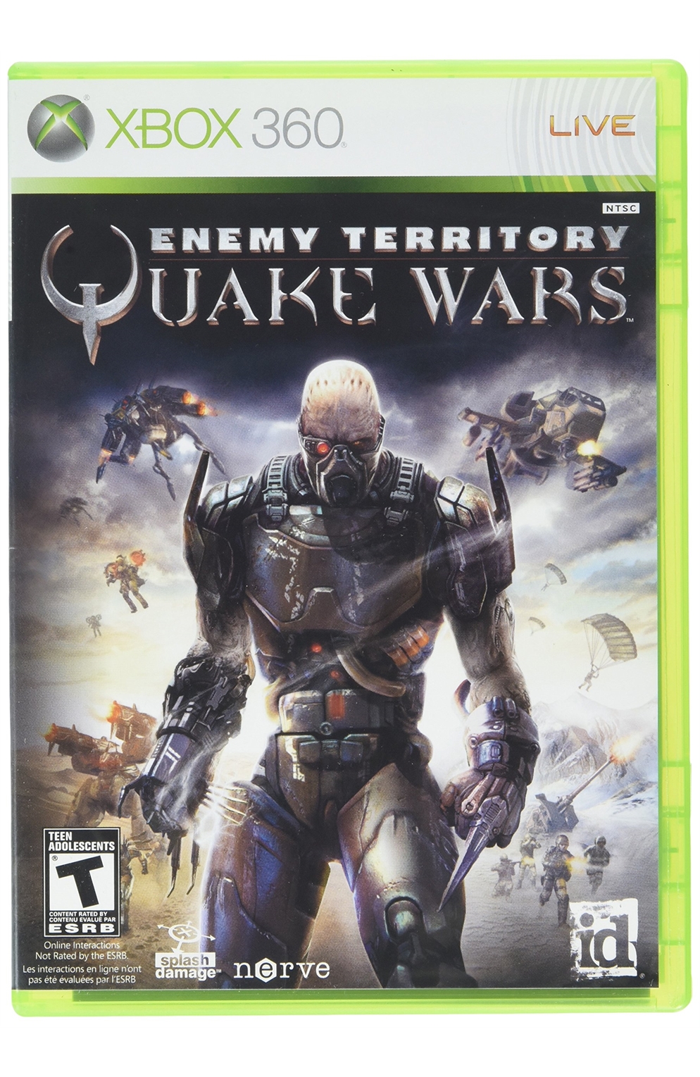 Xbox 360 Xb360 Enemy Territory Quake Wars