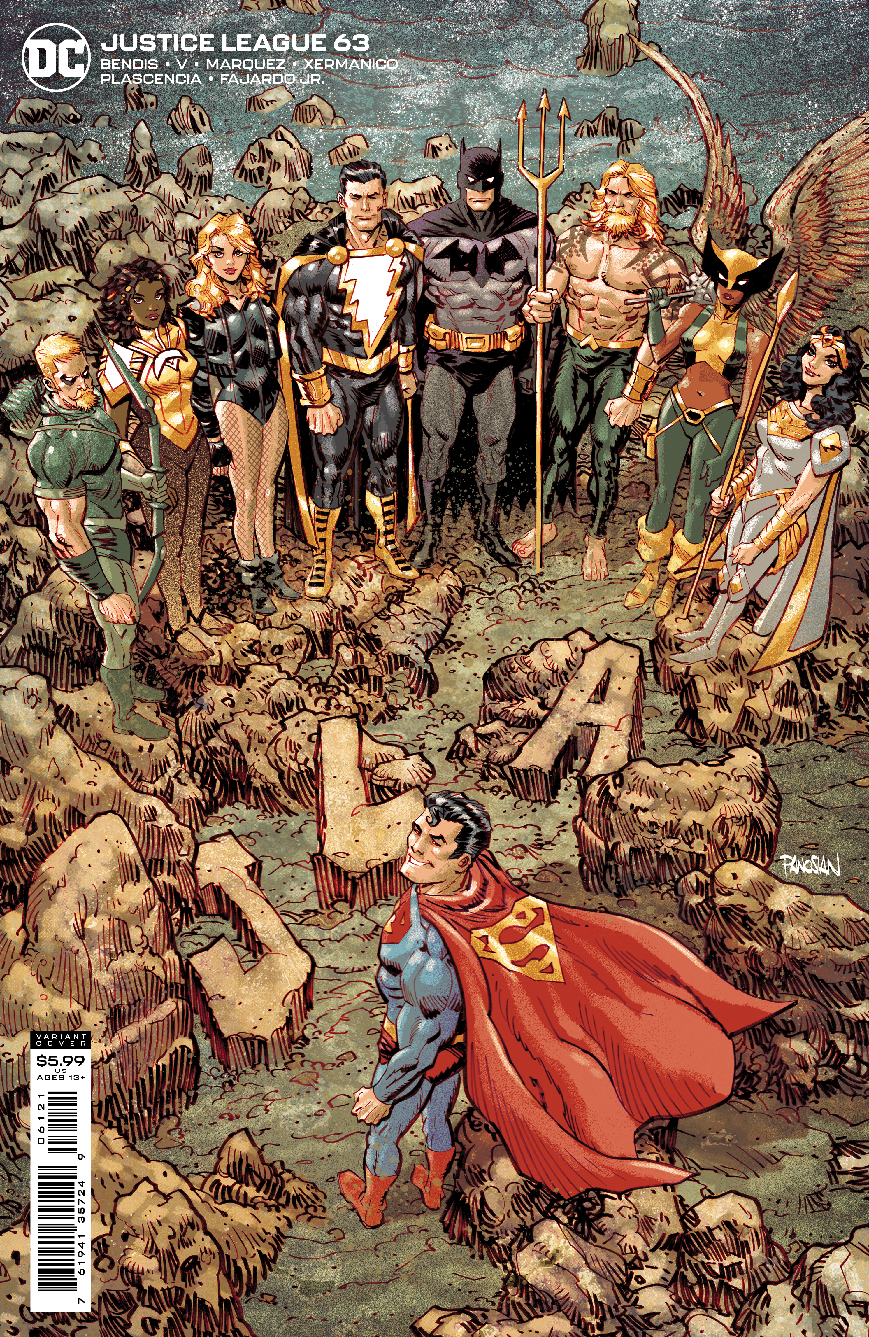 Justice League #63 Cover B Dan Panosian Card Stock Variant (2018)