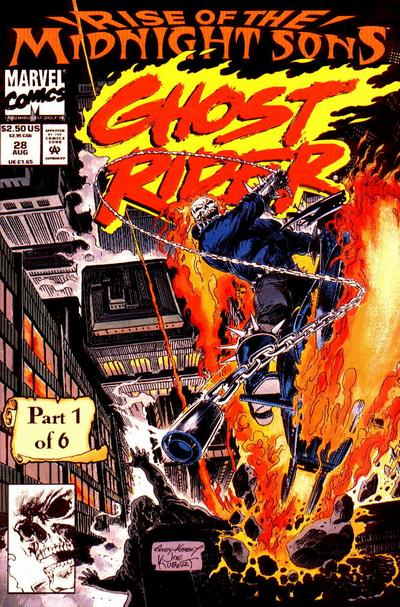 Ghost Rider #28 [Direct](1990) - Fn/Vf 7.0