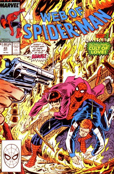 Web of Spider-Man #43 [Direct](1985)-Very Fine (7.5 – 9)