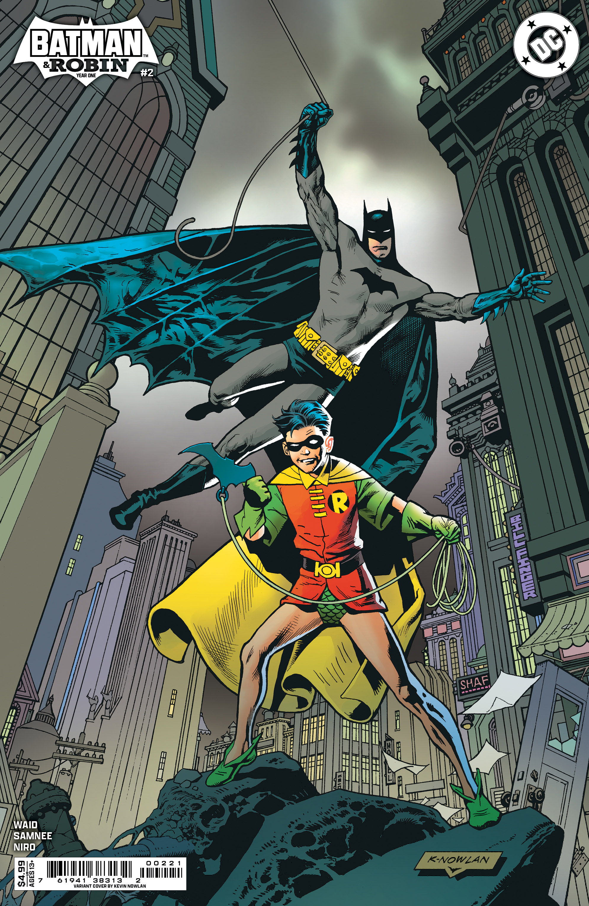 Batman and Robin Year One #2 (Of 12) Cover B Kevin Nowlan Card Stock Variant