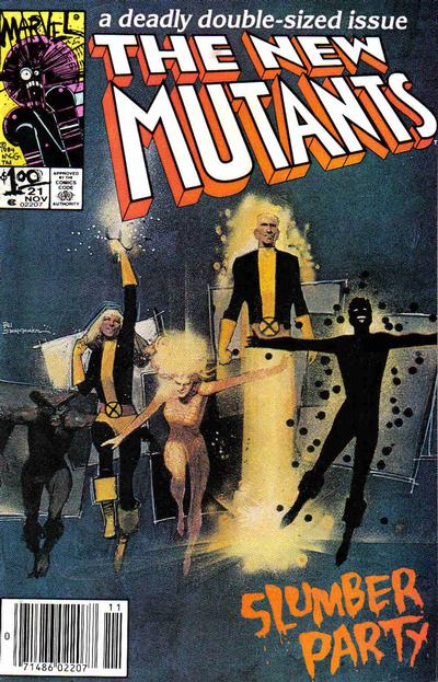 The New Mutants #21 [Newsstand](1983)-Near Mint (9.2 - 9.8)