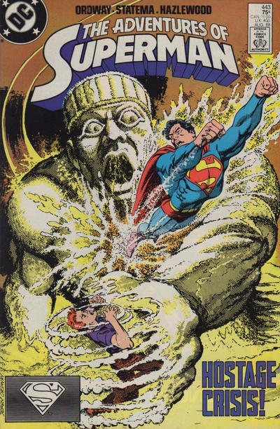 Adventures of Superman #443 [Direct]-Very Fine (7.5 – 9)