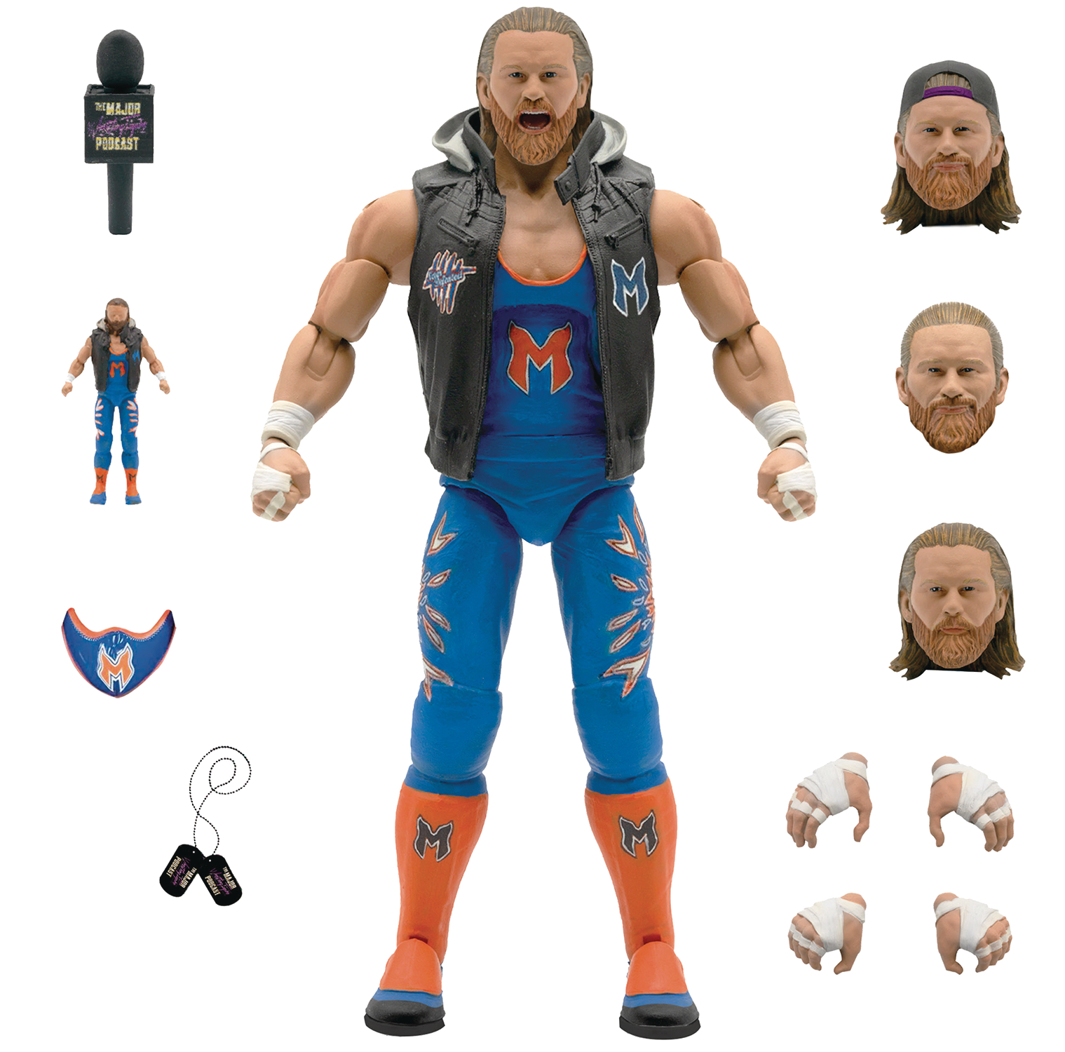 Major Wrestling Podcast Ultimates Wave 1 Brian Myers Action Figure