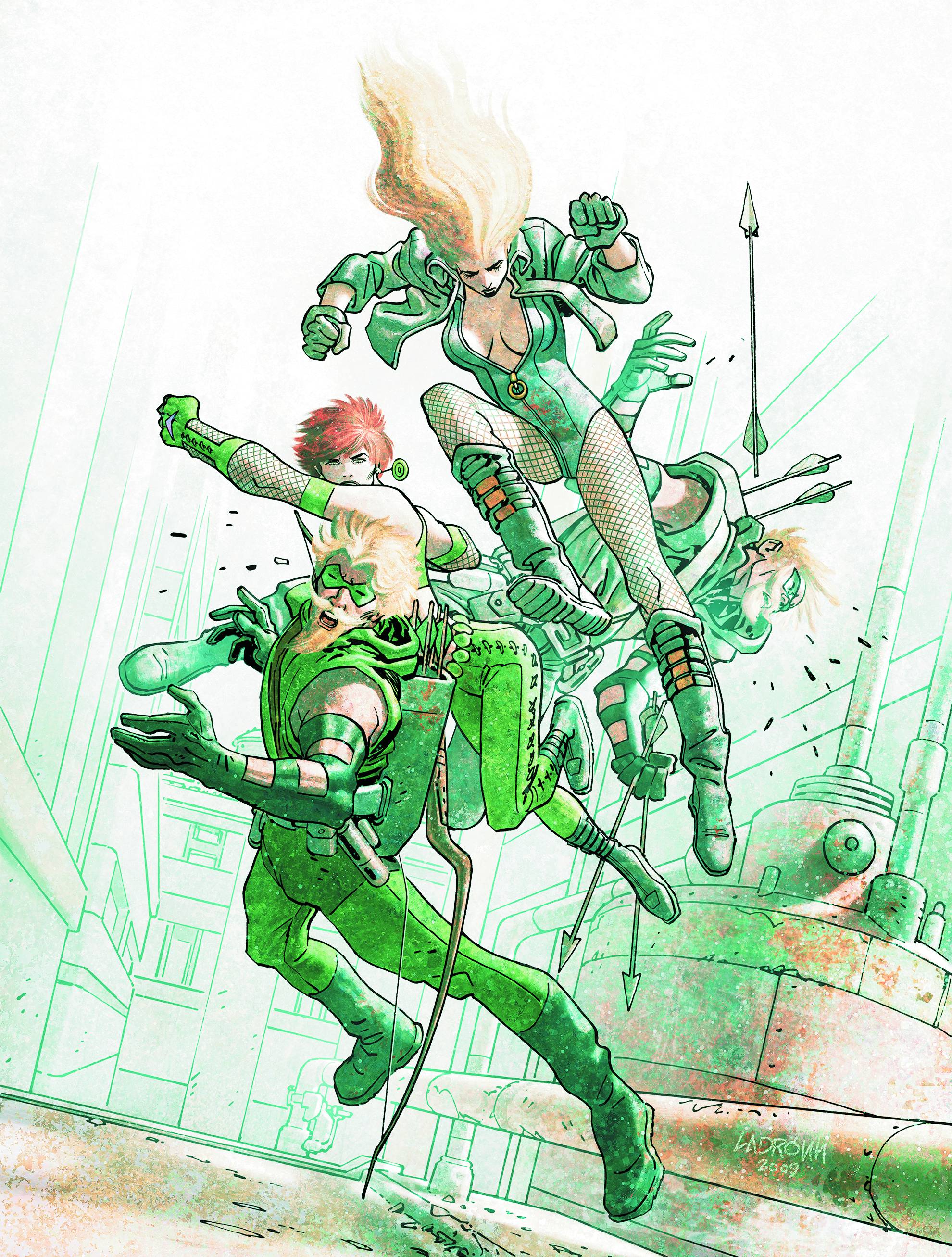 Green Arrow Black Canary Five Stages Graphic Novel