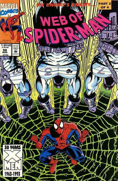 Web of Spider-Man #98 [Direct](1985)-Near Mint (9.2 - 9.8)