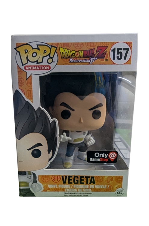 Funko Pop 157 Vegeta Gamestop Exclusive Pre-Owned