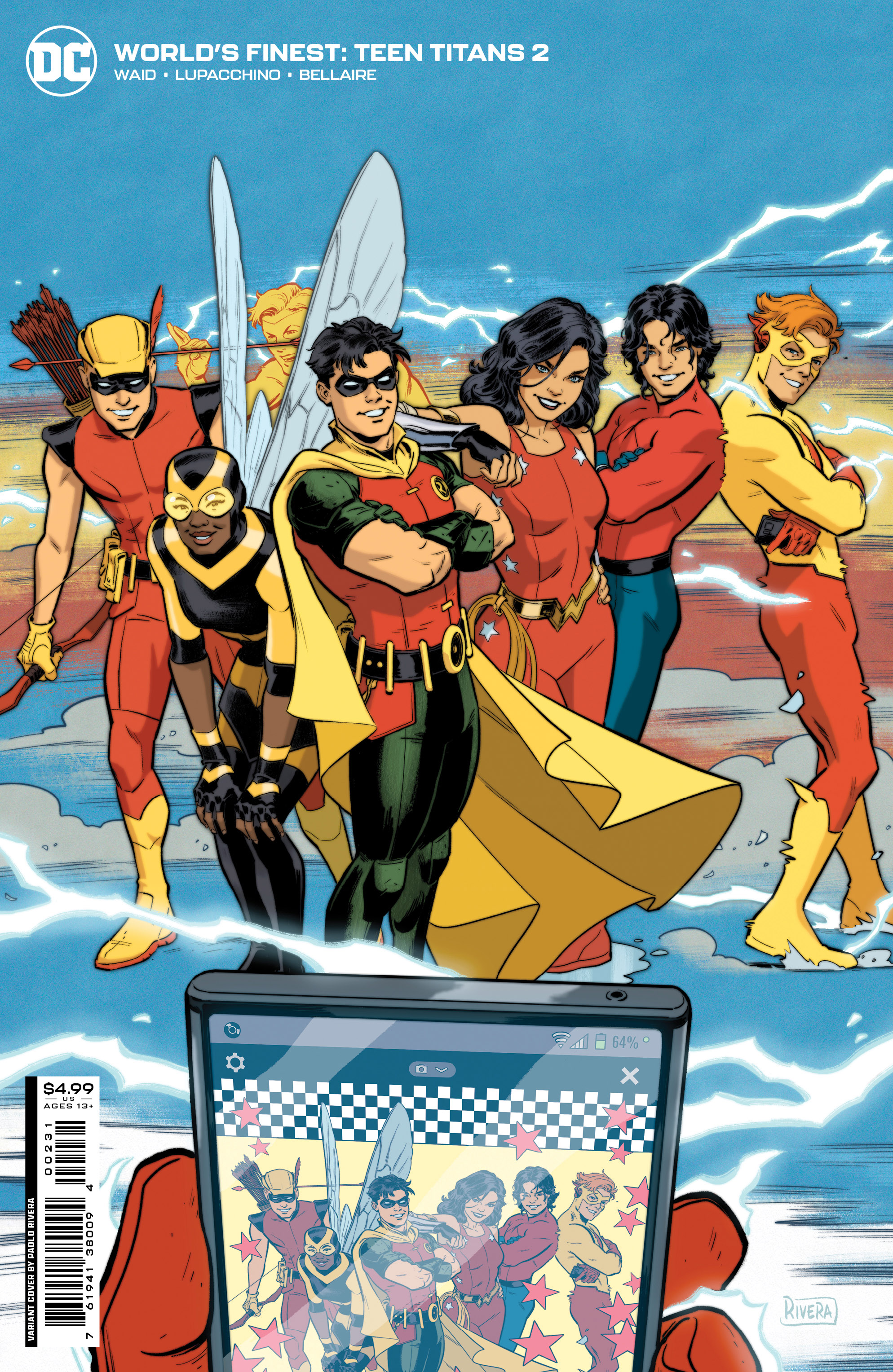 Worlds Finest Teen Titans #2 Cover C Paolo Rivera Card Stock Variant (Of 6)