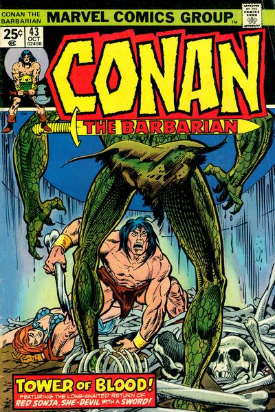 Conan The Barbarian #43 [Mark Jewelers]- Vg-