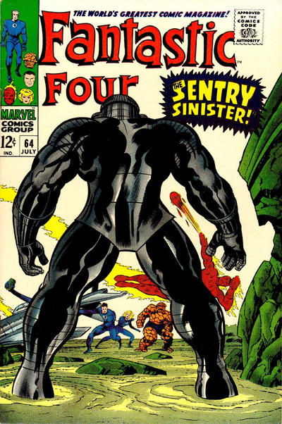 Fantastic Four Volume 1 # 64 Vf (7.5 – 9)