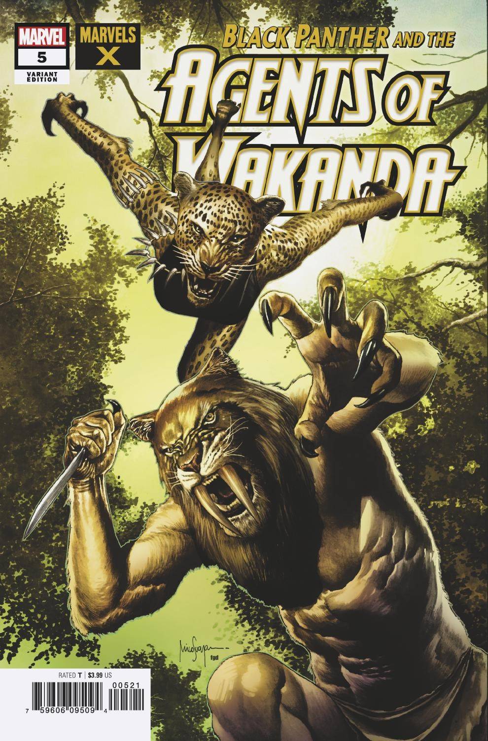 Black Panther And Agents of Wakanda #5 Suayan Marvels X Variant