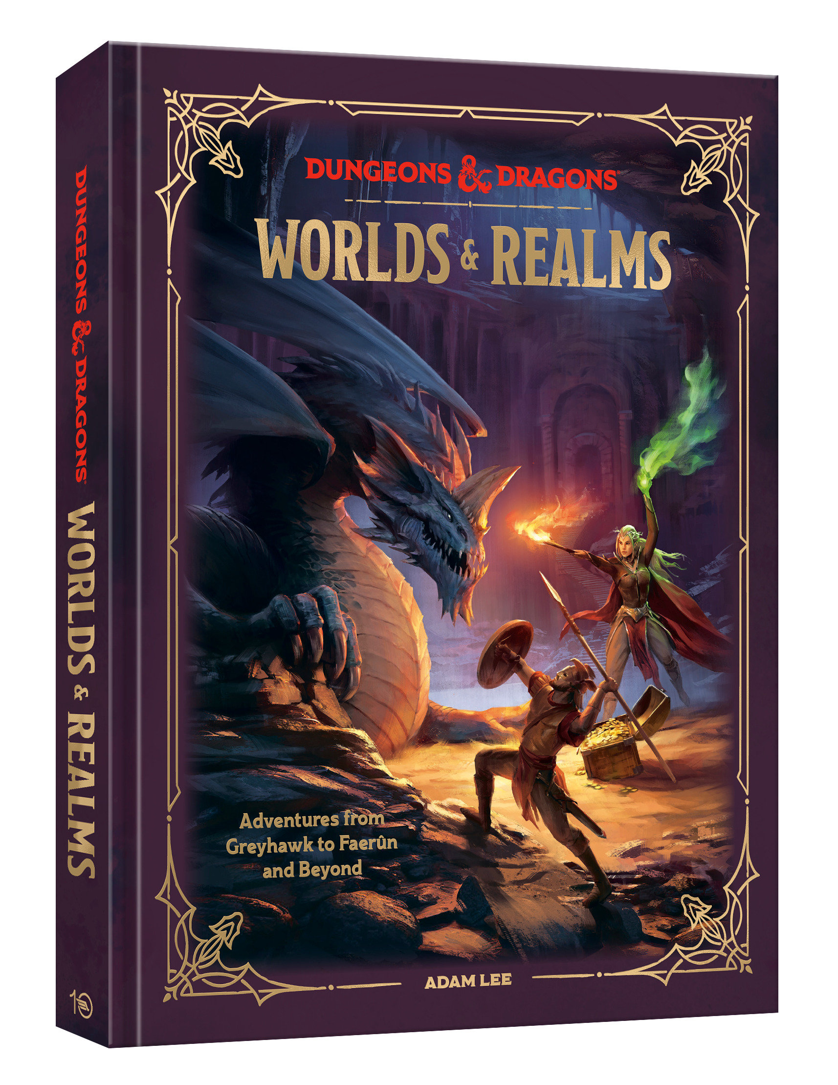 Dungeons & Dragons Worlds & Realms Adventures from Greyhawk to Faerûn and Beyond Hardcover Book