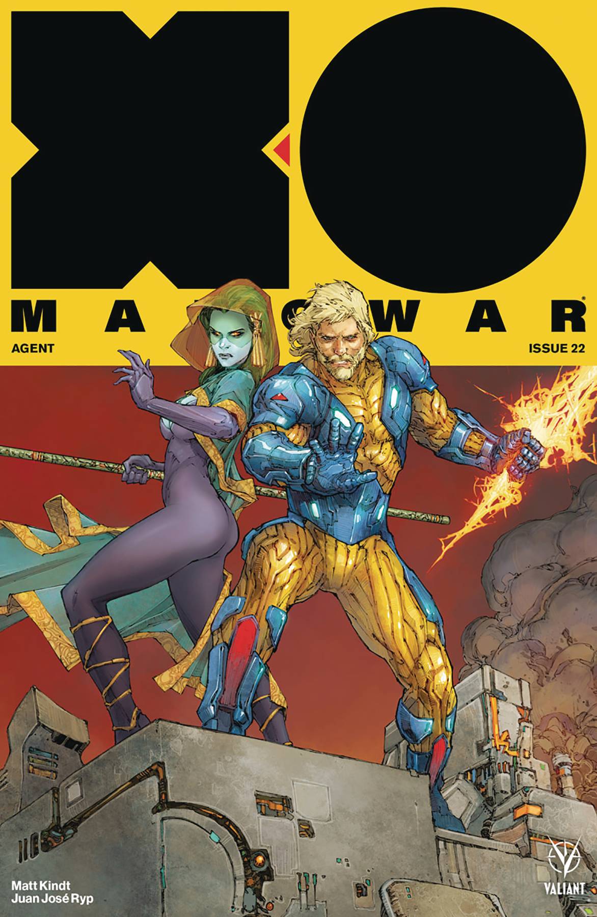 X-O Manowar #22 Cover A Rocafort (2017)