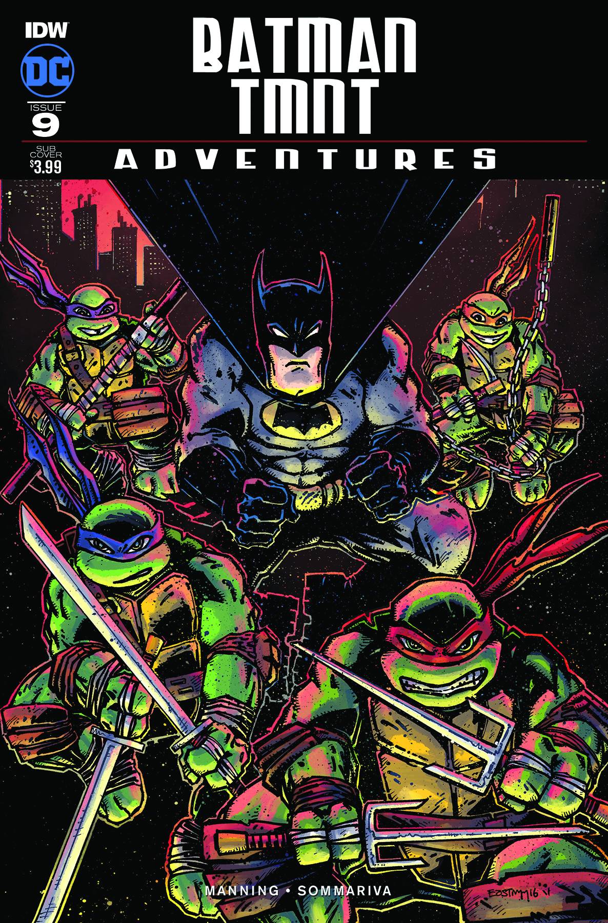 Batman Teenage Mutant Ninja Turtles Adventures #1 Subscription Variant B