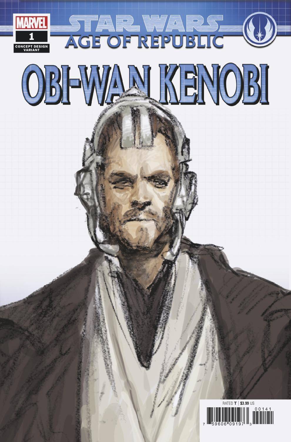 Star Wars Age of Republic Obi-Wan Kenobi #1 Mccaig Concept Variant (Of 1)