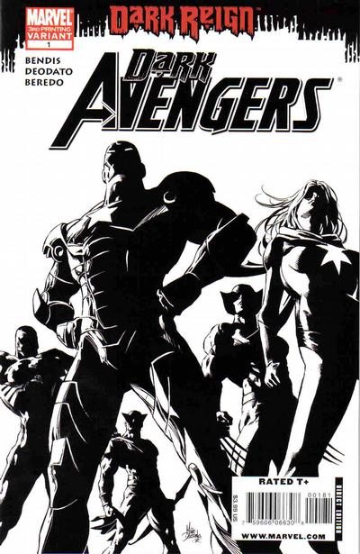 Dark Avengers #1 (3rd Printing Variant (Dr)) (2009)