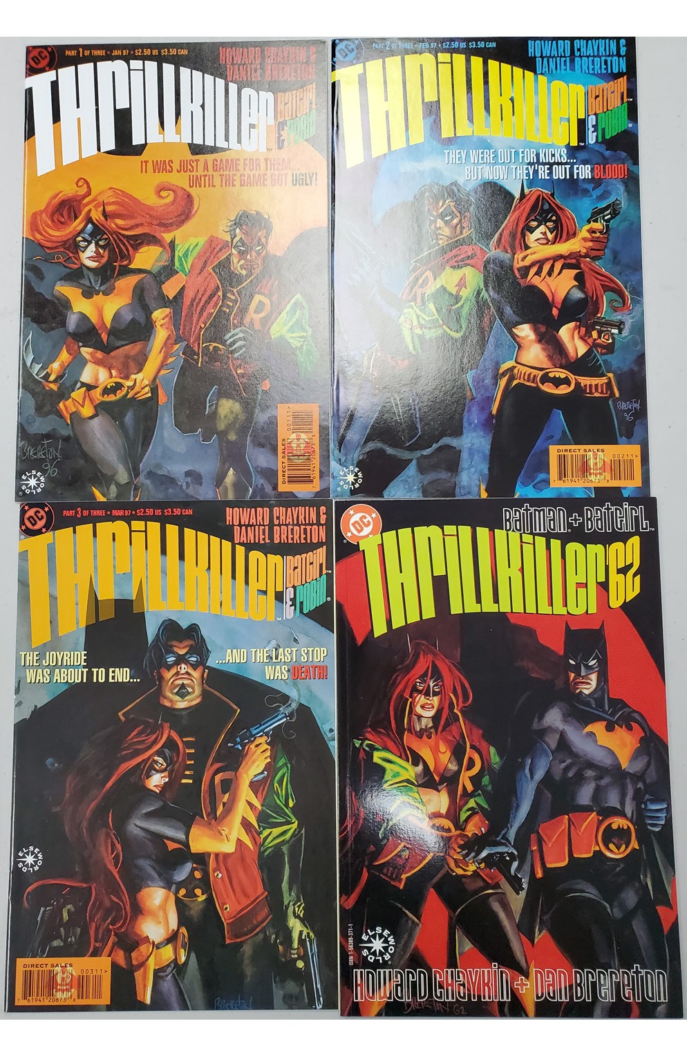 Batman Thrillkiller #1-3 & '62 (DC 1997) Elseworlds Set