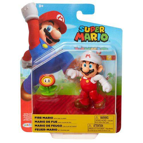 World of Mario - Super Mario Fire Mario with Fire Flower