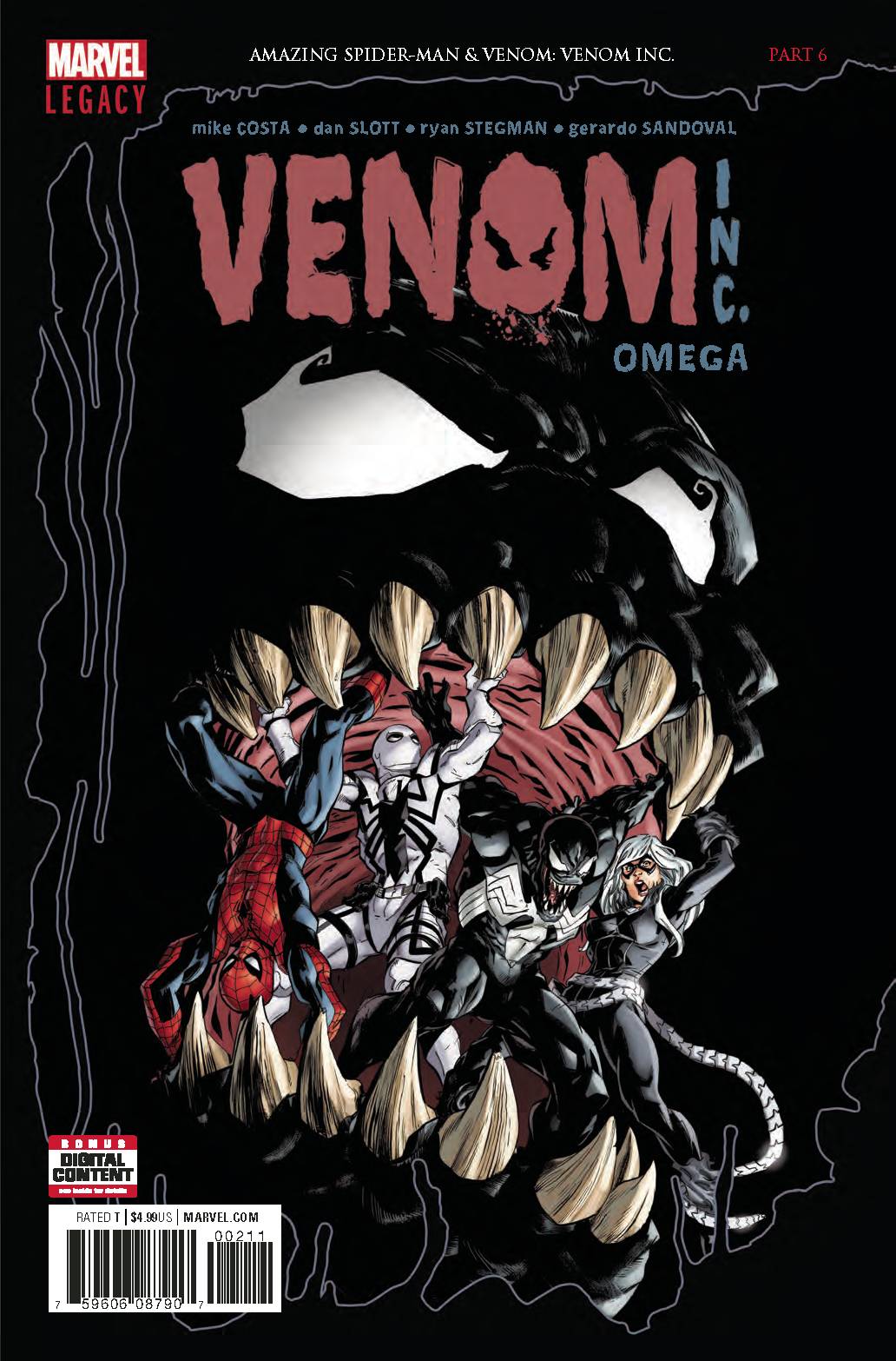 Amazing Spider-Man Venom Inc Omega #1 Leg
