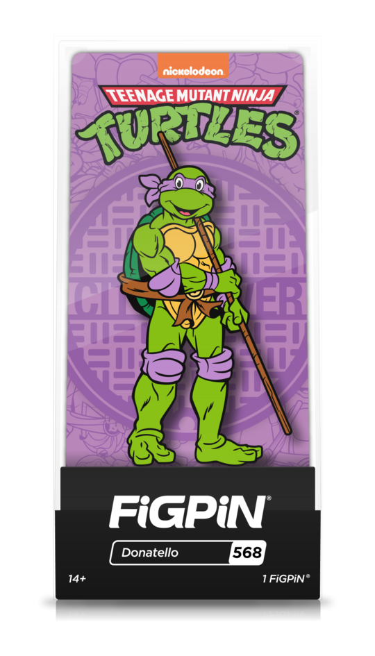 Teenage Mutant Ninja Turtles Donatello Figpin Classic Enamel Pin