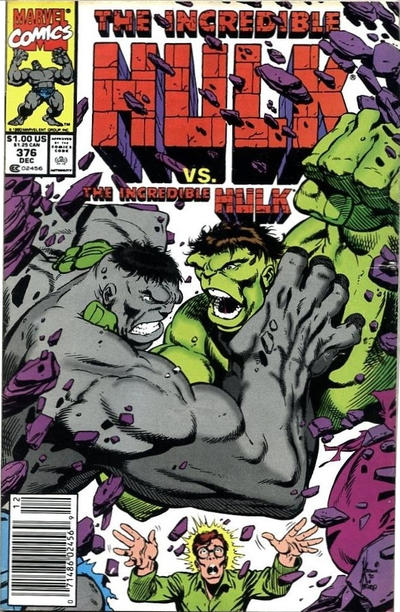 The Incredible Hulk #376 [Newsstand]-Fair (1.0 - 1.5)