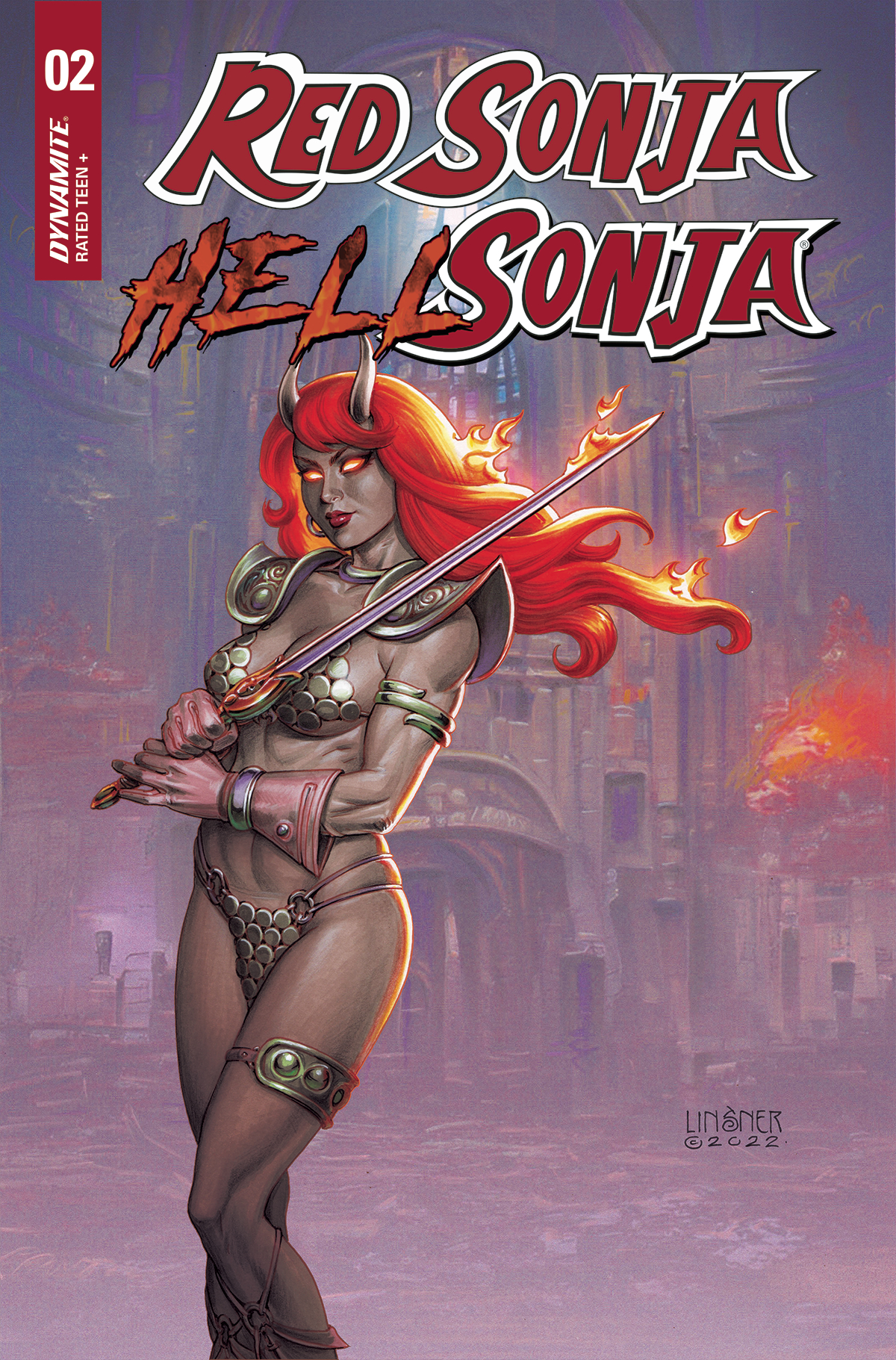 Red Sonja Hell Sonja #2 Cover C Linsner