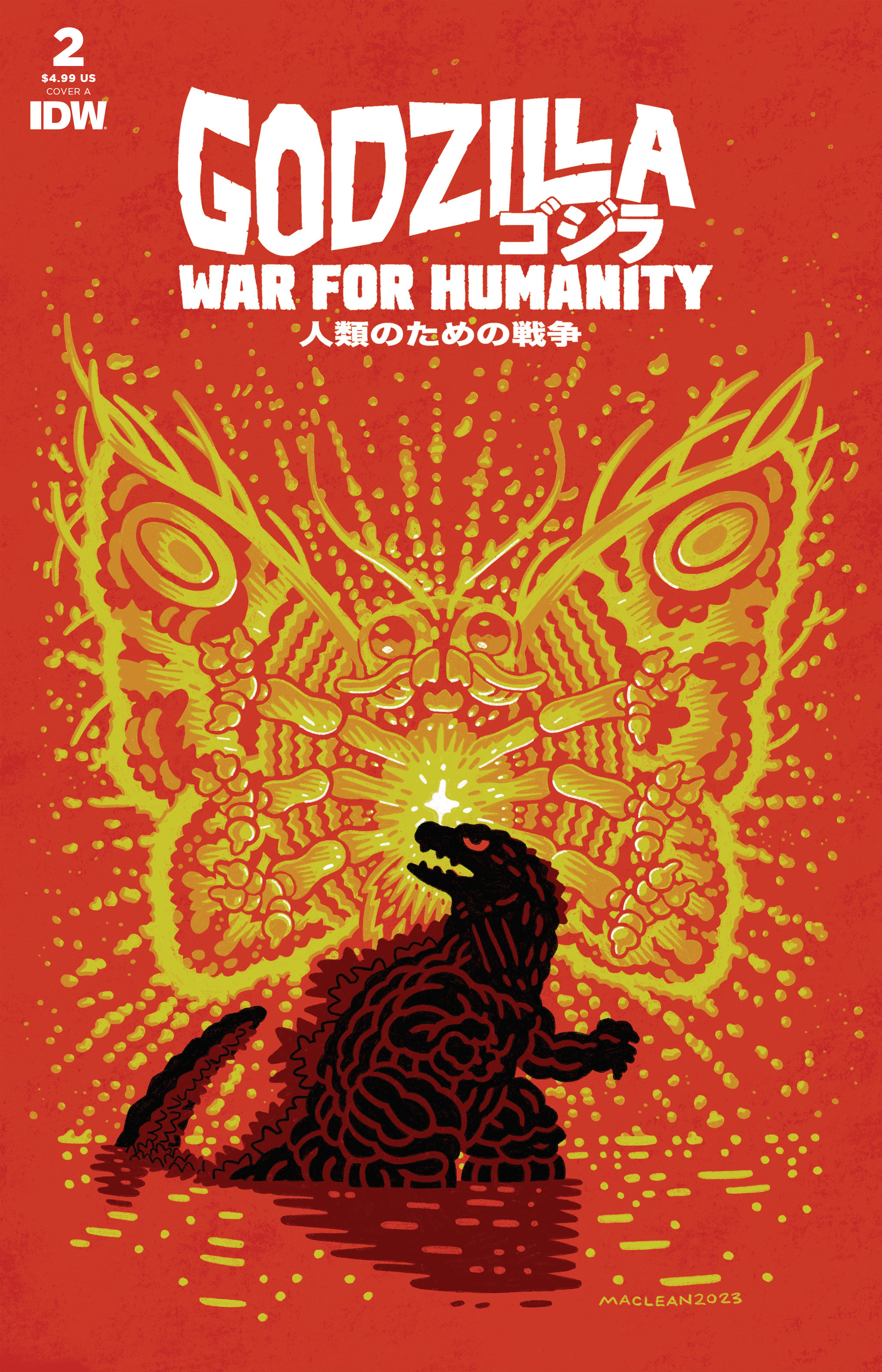 Godzilla: The War for Humanity #2 Cover A Maclean