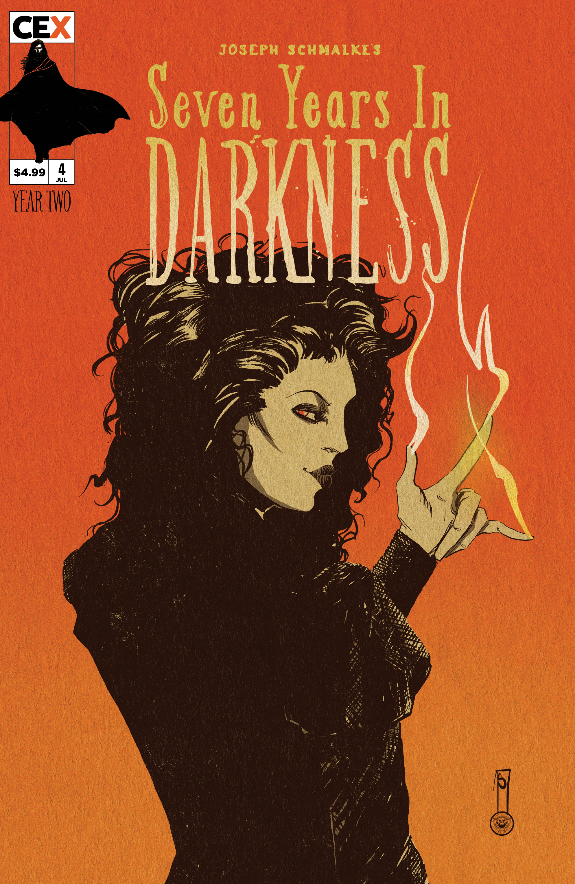 Seven Years in Darkness Year Two #4 Cover B Joseph Schmalke Card Stock Variant (Of 4)