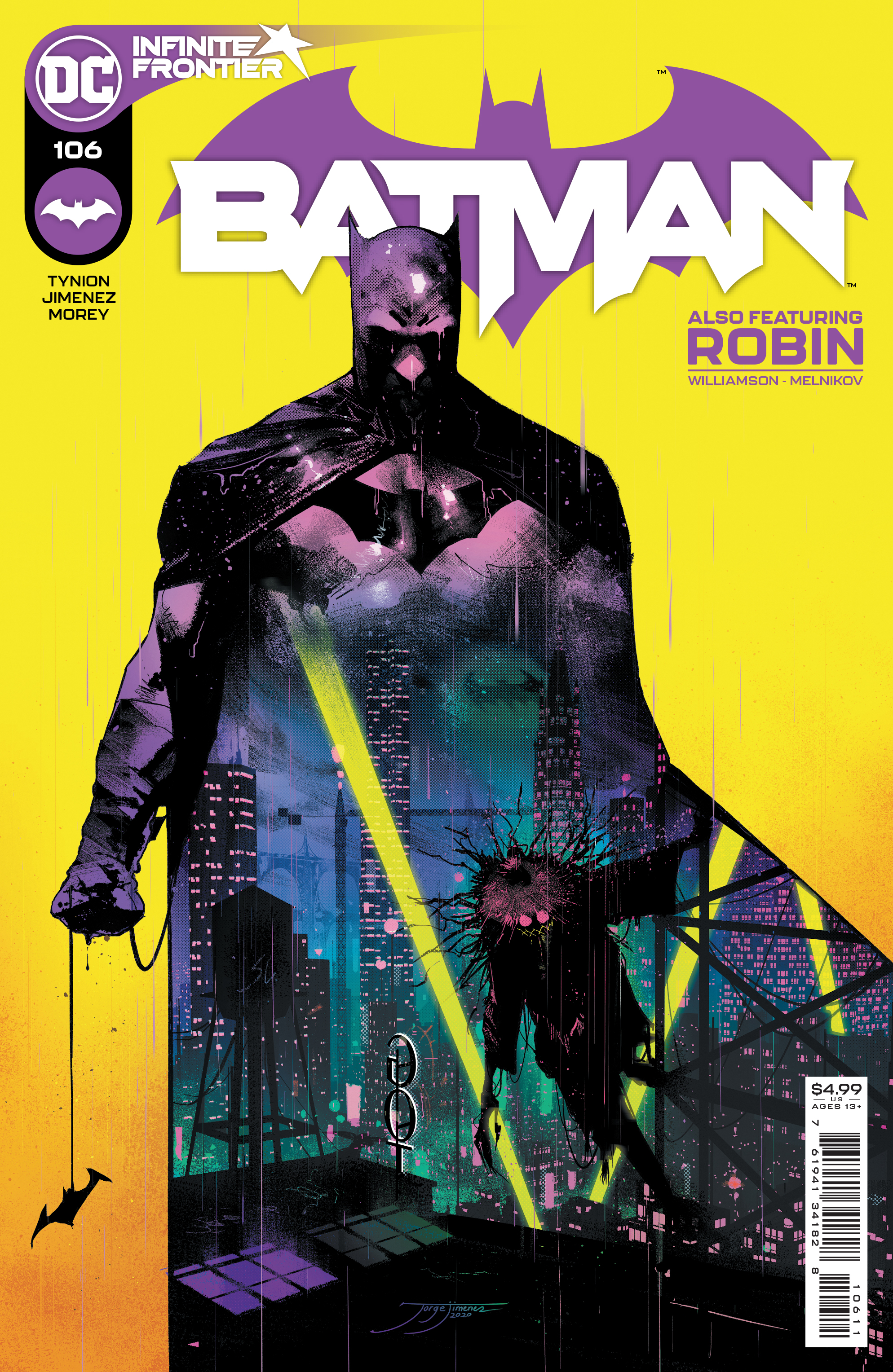 Buy Batman #106 Cover A Jorge Jimenez (2016) | Phantom of the Attic
