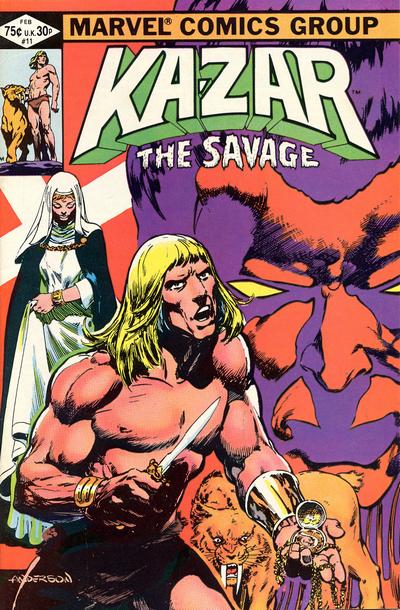 Ka-Zar The Savage #11-Very Fine (7.5 – 9)