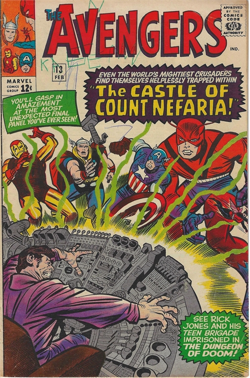 Avengers Volume 1 #13 (1963) 1st Count Nefaria