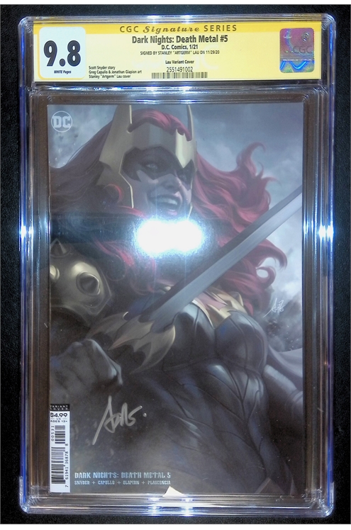 Dark Nights: Death Metal #5 [Stanley "Artgerm" Lau Kull Variant Cover] - Cgc 9.8