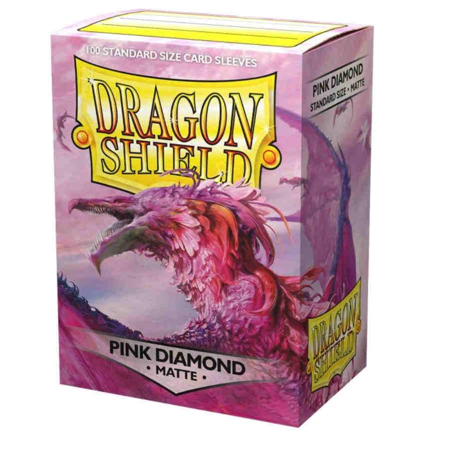 Dragon Shields (100) Matte Pink Diamond