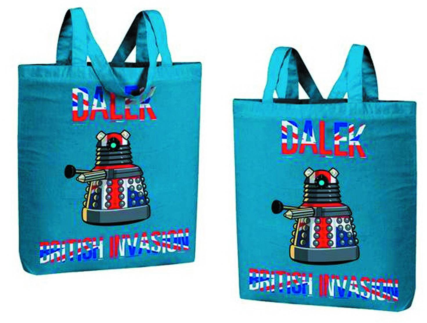Doctor Who British Invasion Dalek Tote Bag