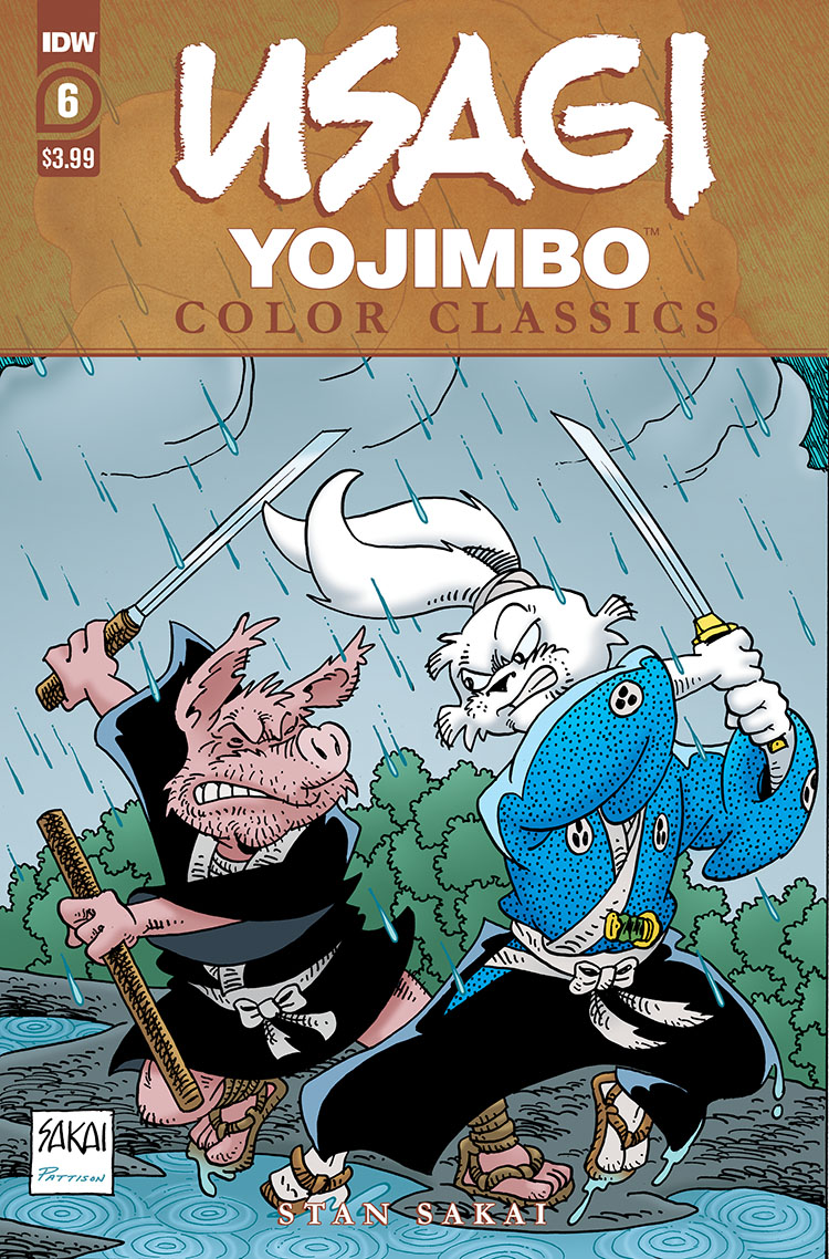 Usagi Yo Jimbo popular Signed print Color