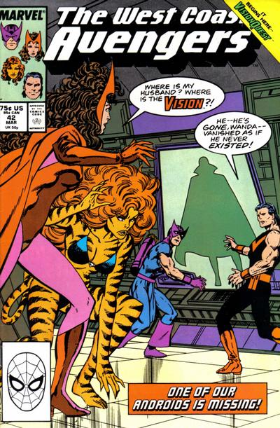 West Coast Avengers #42 [Direct]-Fine (5.5 – 7)