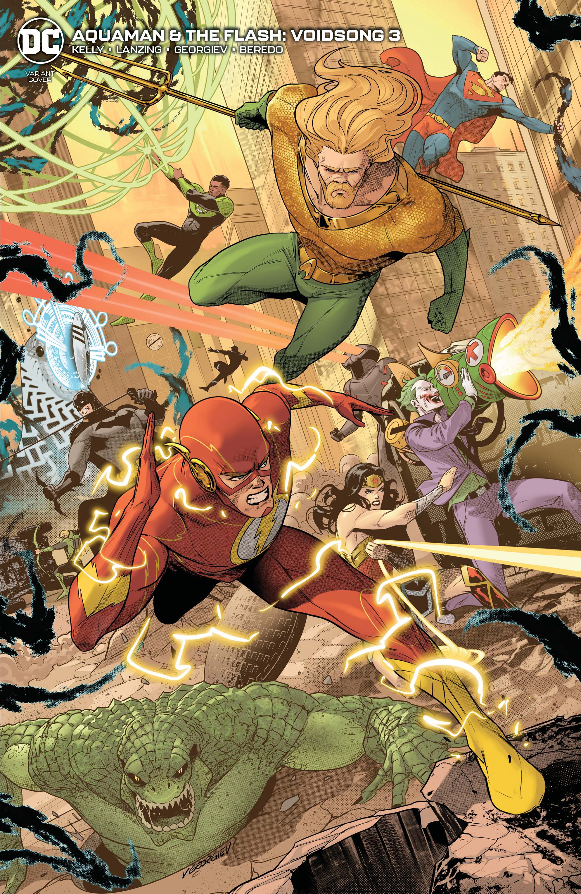 Aquaman & The Flash Voidsong #3 Cover B Vasco Georgiev Variant (Of 3)