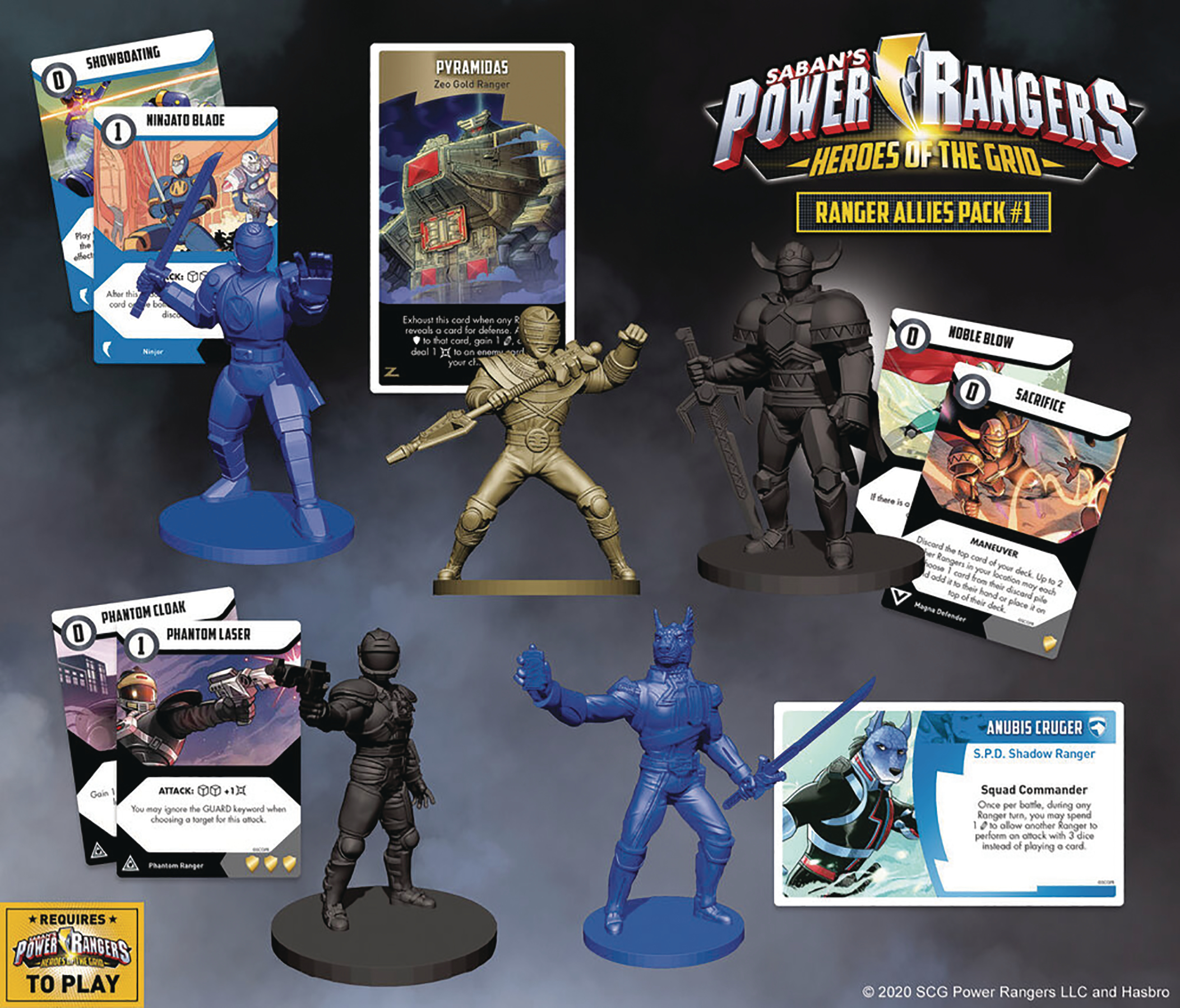 Power Rangers Heroes Grid Allies Pack Expansion