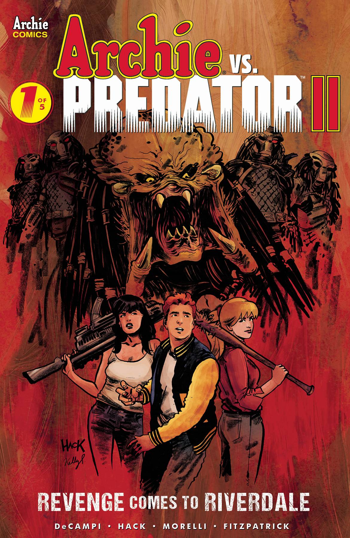 Archie Vs Predator 2 #1 Cover A Hack (Of 5)