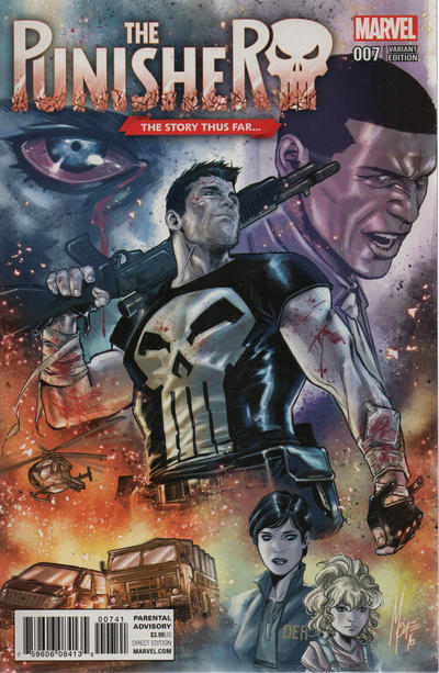 The Punisher #7 (2016) Checchetto Story Thus Far Variant